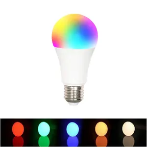 Vente en gros Alexa TuYa WIFI RGB ampoule LED intelligente 7W 9W 12W 15W E27 télécommande ampoule led