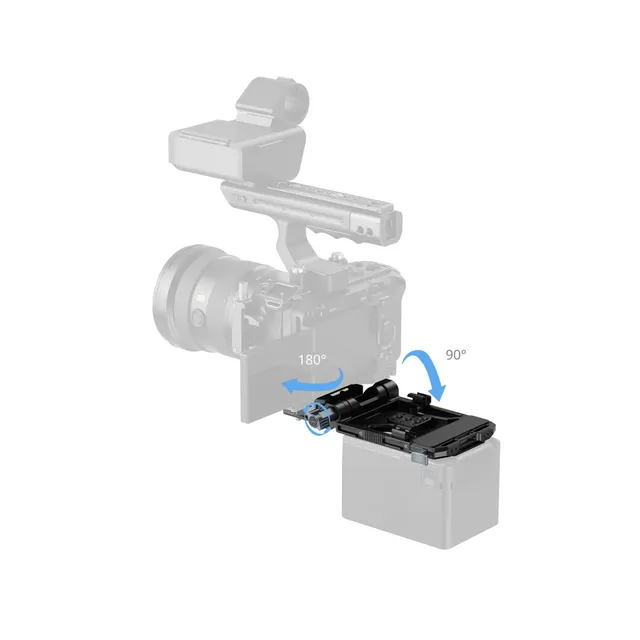 For 5315 V-Mount Battery Mount Plate Kit for for DSLR Camera Arca- Plate LCD Screen Protection Bracket Adapter