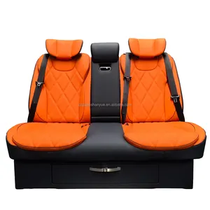 Sofá-cama automotivo luxuoso para Mercedes Benz Vito Caravana, assento de carro para Benz VitoHiace, Alphard, Vellfire, automotivo de origem automática