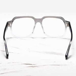 Monturas de Gafas Rectangulares de Aro Completo, Color Sólido, Anti-UV, Corrección de Visión, Unisex para Adultos, Lentes de Resina Ligeras - Product Image 4