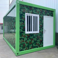 Conteneur de transport sur mesure pour grandes usines, conteneur de stockage préfabriqué pliable, logement et bureau modulaires portables