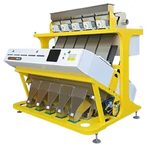 Máquina de classificação ótica do grão 380v 50hz, equipamento de processamento de grão, frutas secas, máquinas de classificação