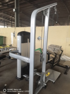Machine à curls biceps assise <span class=keywords><strong>Brightway</strong></span> en acier avec système de poids à broches pour la musculation en salle de sport commerciale - Product Image 2