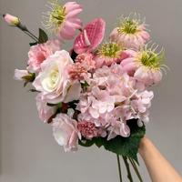 Groothandel bulk DIY kunstbloemen zijden bloemstukken accessoires voor bruiloft, huisdecoratie, evenementen en afstudeerboeketten