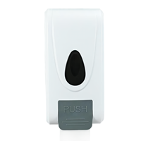 Offre Spéciale 1000ML ABS Manuel Distributeur De Savon Liquide Sanitaire Mural En Plastique Distributeur De Savon Pour Les Mains Pour Les Hôtels