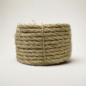 Cuerda de sisal flexible y duradera de alta resistencia Cuerda de fibra suave Corda De Sisal Cuerda barata sin tratar - Product Image 5