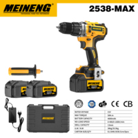 Perceuse-visseuse sans fil 21V Li-ion 2538-MAX, couple de 58 Nm, mandrin de 13 mm, batterie 4000 mAh, outil électrique robuste
