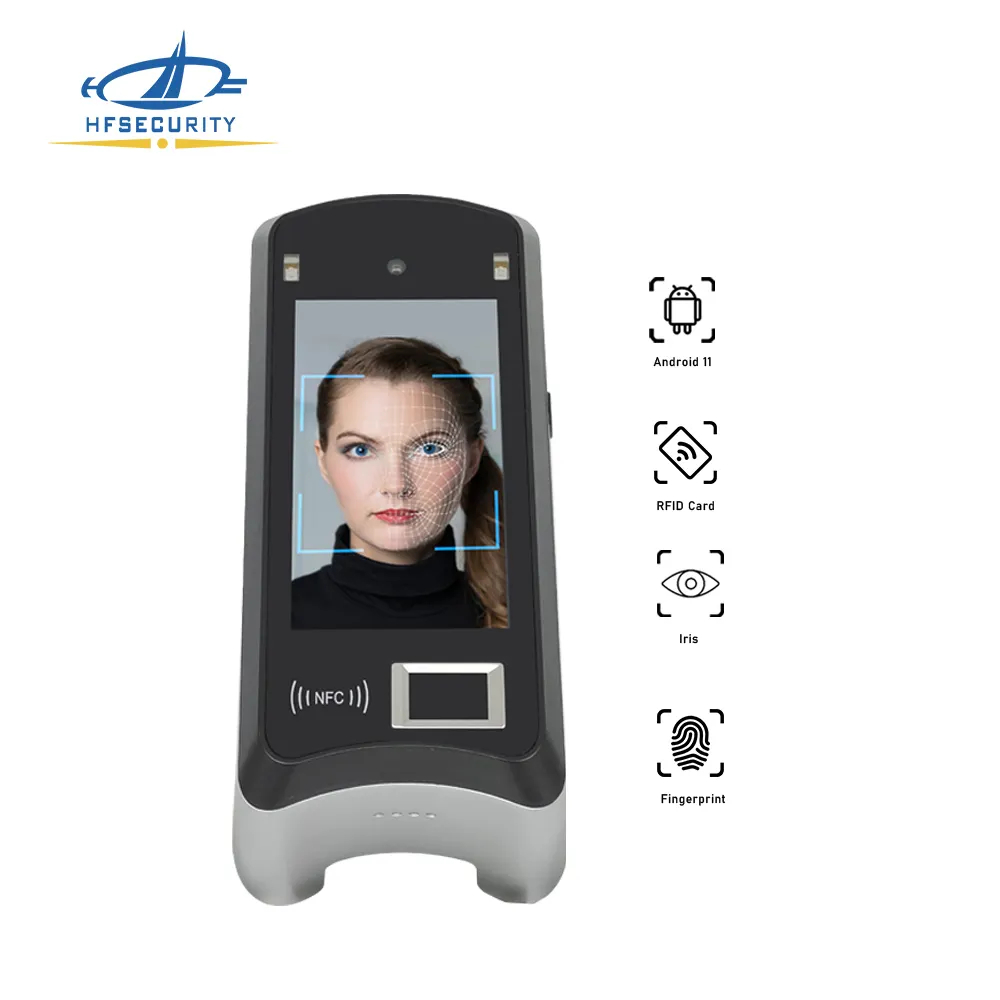 Android 11 WIFI 4G GPS Built-in POE Newest Weigand Face Recognition Access Control with Free SDK (HF-X05)