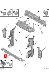 9814630380 9675018380 Frente de travesaño de subchasis de alta calidad para Peugeot308 II 3008 5008II Citroen C4Picasso IIC5 AIRCROSS <span class=keywords><strong>DS7</strong></span> - Product Image 6