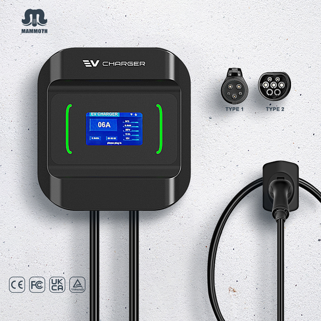 New 7Kw 11Kw 22Kw Smart Wall-Mounted EV Charger AC Home Use Electric Vehicle Charging Station 32A Type 2 Wallbox for BYD