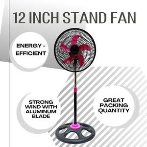 Ventilador piédestal turbo 12 pulgadas diseno comodo ergonomique - Product Image 5