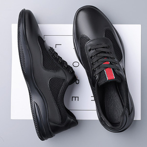 รองเท้ากีฬาผู้ชายสีขาวแบบตาข่าย  ผูกเชือก กันลื่น ใส่ได้ทุกฤดู เหมาะสำหรับฟิตเนสและการฝึกซ้อมแบบครอสเทรนนิ่ง - Product Image 2