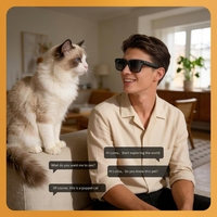 Lunettes Intelligentes E09C à Changement de Couleur avec Caméra 8MP, Transfert WiFi, Traduction Instantanée, Contrôle Tactile pour Hommes et Femmes, Lunettes de Soleil 8 Go