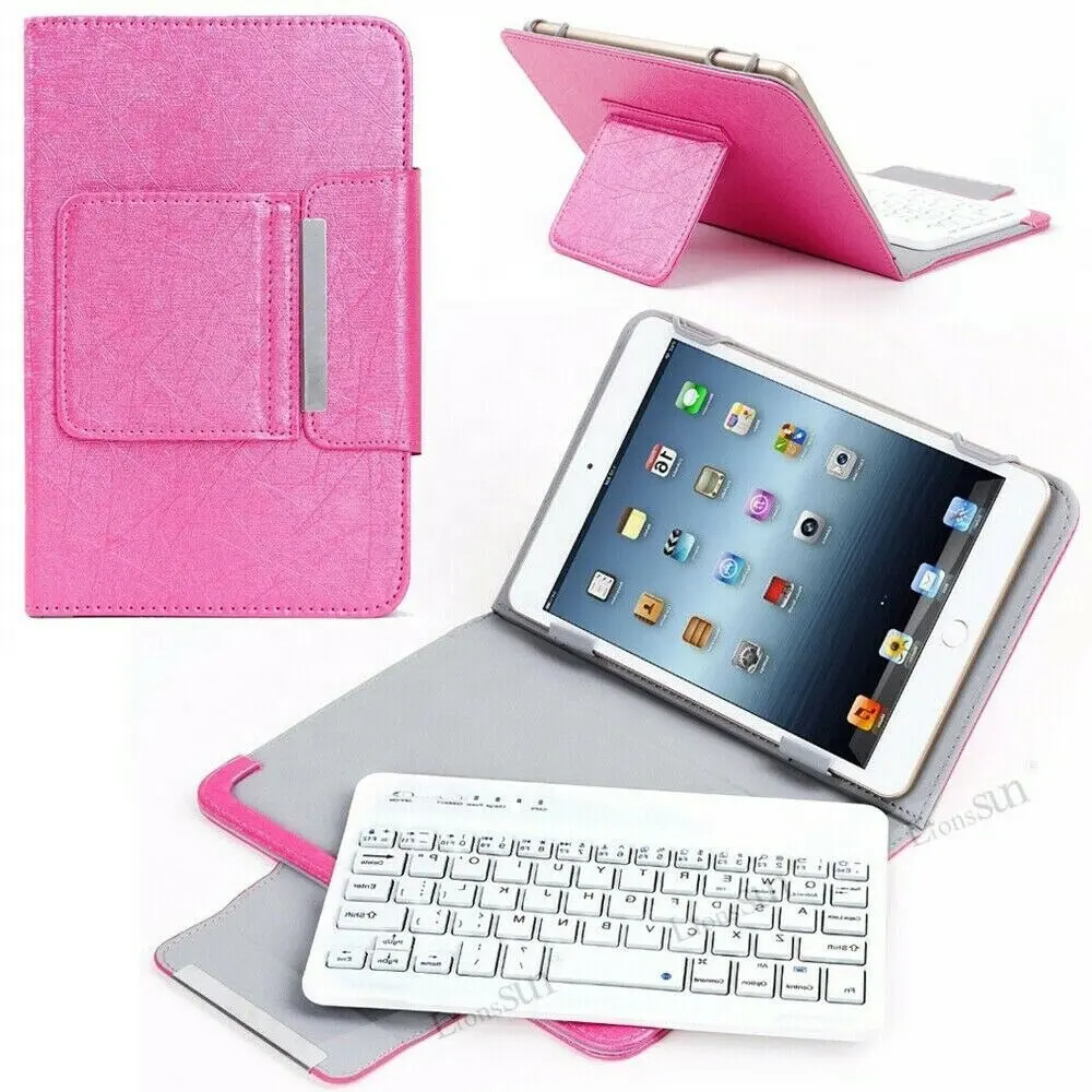 Voor Ipad 2018 2017 7 8 Generatie 9.7 10.2 Inch Case Met Draadloos Toetsenbord Voor Samsung Galaxy Tab 10.1 Universele