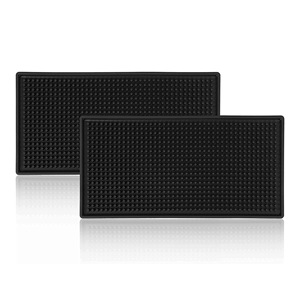 حصيرة عمل مرنة مضادة للانزلاق من مطاط PVC لماكينات الحلاقة، خدمة قص مخصصة بشعار خاص، آمنة للاستخدام في الصالونات/الحلاقين/المنزل - Product Image 4