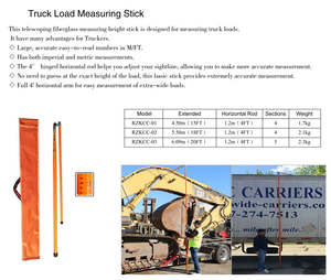 Phụ kiện xe tải 15ft-Thanh đo chiều cao tải với túi đựng để kéo xe tải tiện lợi - Product Image 6