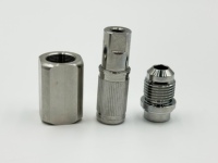 LECHEN Usinage CNC Acier Inoxydable 304 Raccord Rapide à Came en B avec Rainure de Verrouillage pour Tuyau Modèle de Perçage LC996