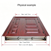 Portes de maison personnalisées, modernes, en acier, pour entrée extérieure et intérieure, portes d'entrée de bâtiment, d'appartement ou de plat, portail d'accès.