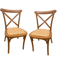 Chaise à dossier croisé en plastique moderne pour événements de mariage, restaurant, salle à manger, hôtel, mobilier commercial pour salon