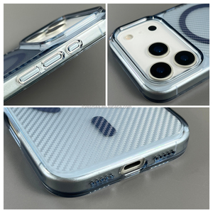 Étui compatible avec la recharge sans fil, PC 1,4 MM, couleur translucide, étui de téléphone pour <span class=keywords><strong>iPhone</strong></span> 17 Pro Max 16 Plus 15 Pro Max 14 <span class=keywords><strong>13</strong></span> - Product Image 3