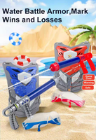Pistolet à eau en plastique pour enfants, jouet de combat aquatique pour piscine extérieure, lanceur de jets d'eau, super soaker