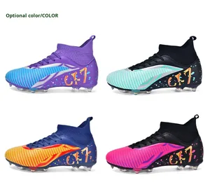 Scarpe da Calcio Unisex Huan Bo di Alta Qualità, Suola in TPU, Tomaia in Tessuto Elasticizzato, per Erba Sintetica - Product Image 6