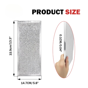 WB06X10596 Filtre à graisse pour <span class=keywords><strong>micro</strong></span>-ondes pour de nombreux filtres à mailles en aluminium DE63-00196A G E Samsungs W10208631A - Product Image 2