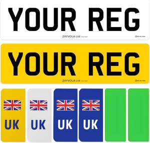 Venta al por mayor de fábrica: Placas de matrícula digitales 3D de gel acrílico de alta calidad para coches del Reino Unido, letras acrílicas para matrículas del Reino Unido. - Product Image 5
