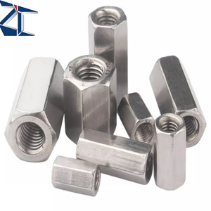Bán buôn Adapter <span class=keywords><strong>Nuts</strong></span> kẽm mạ đồng thau thép không gỉ nhôm khớp nối nối Nut Đen oxide Nut tay áo Thanh Thanh - Product Image 2