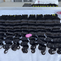 Cheveux humains vierges brésiliens 100% naturels, non traités, cuticules alignées, fournisseur de cheveux humains à ondulations profondes