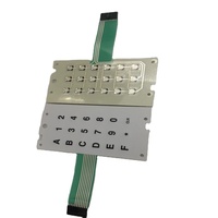 Conception d'impression numérique, panneau de commutation à membrane tactile plat, rétroéclairage LED, couleur personnalisée, adhésif, télécommande