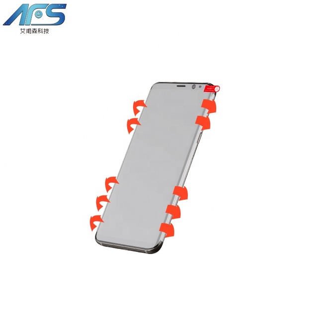 AFS Soft TPU Hydrogel Self Healing Ultra-Thin 3D Radian Screen Protector Film for S8x Full Edge Coverage Mobile Phone