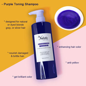 500ml professionnel personnalisé végétalien <span class=keywords><strong>violet</strong></span> Toner couleur sans jaune <span class=keywords><strong>bleu</strong></span> shampooing pour Blondes couleur cheveux traités - Product Image 2