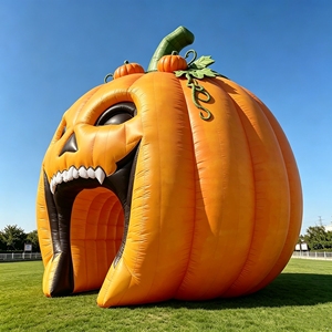 <span class=keywords><strong>Tunnel</strong></span> gonflable géant d'Halloween en forme de citrouille, entrée et sortie, en PVC durable et résistant à l'eau, <span class=keywords><strong>pour</strong></span> événements thématiques - Product Image 3