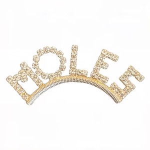 Broche personnalisable MOLES en cristal vert <span class=keywords><strong>Swarovski</strong></span> en forme d'arche, broche MOLES ornée de cristaux ovales - Product Image 3