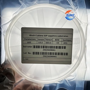 แผ่นแซฟไฟร์ SSP เส้นผ่านศูนย์กลาง 2/4/6/8/12 นิ้ว ผลึกเดี่ยว <span class=keywords><strong>Al2O3</strong></span> สำหรับ LED เซมิคอนดักเตอร์อีพิแทกซี ขนาดตามสั่ง - Product Image 3