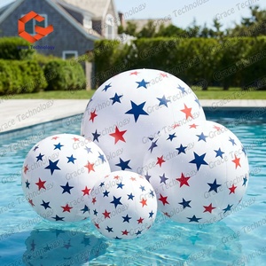<span class=keywords><strong>Ballon</strong></span> de plage gonflable étoiles et rayures, <span class=keywords><strong>ballon</strong></span> circulaire gonflable avec impression personnalisée, <span class=keywords><strong>ballon</strong></span> gonflable à air - Product Image 6