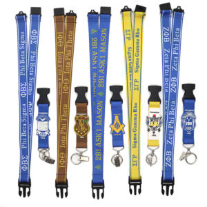 Lanière en <span class=keywords><strong>tissu</strong></span> rose et bleu Gamma Phi Delta pour femme tous les groupes lanière tissée de fraternité de sororité grecque - Product Image 5