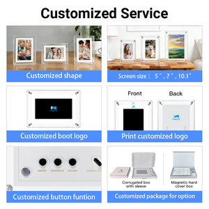 Cadre photo numérique transparent en acrylique de 5 pouces pour NFT et vidéo, avec fonction de rotation automatique, vente en gros - Product Image 5