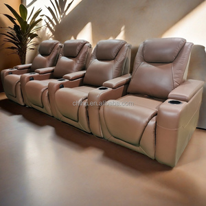 Sofá con luz LED automático de cuero auténtico Beige de alta calidad, uso doméstico moderno, sala de estar, salas de cine, salas de Hospital, venta al por mayor - Product Image 6
