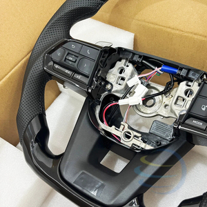 Volante Deportivo <span class=keywords><strong>GR</strong></span> de Fibra de Carbono Forjado en Madera, Disponible para Toyota GR86 GT86 2012-16 <span class=keywords><strong>2023</strong></span> 2025 Hilux Camry Corolla - Product Image 2