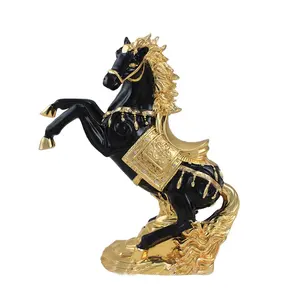 Custom ornament resin sculpture decoration horse statue resin crafts gift living room cabinet home decor horse