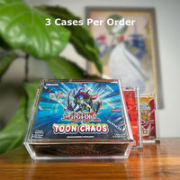 Boîte de rangement magnétique murale en acrylique transparent rigide épais sur mesure de 3 mm pour boosters Yu-Gi-Oh! – Luxe, écologique et moderne