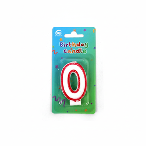 Vela de cumpleaños hecha a mano de 5,5 \ "NO.0 144 uds/Cs patrón de palo de feliz cumpleaños cera para decoración del hogar para fiestas Pascua Año Nuevo - Product Image 2