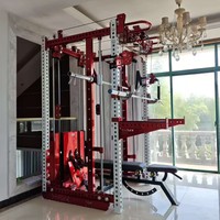 Entraîneur multifonctionnel d'exercice de fitness complet de 140kg Station de pile de poids à usage commercial à domicile pour l'entraînement en force