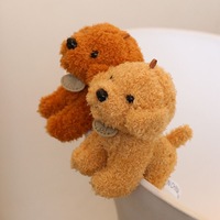 Porte-clés en peluche chiot mignon certifié CE CPC, écologique, pour sac, cadeau de mariage ou événementiel