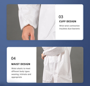 <span class=keywords><strong>Combinaison</strong></span> <span class=keywords><strong>de</strong></span> protection jetable imperméable en non-tissé pour la <span class=keywords><strong>vente</strong></span> en gros <span class=keywords><strong>de</strong></span> fournitures médicales - Product Image 5