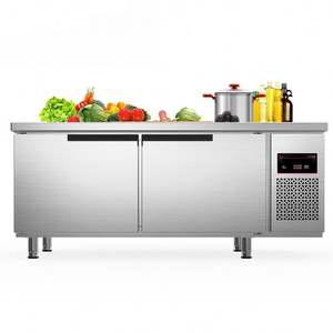 Mesa de Trabajo Refrigerada/Congelada de Acero Inoxidable de Doble Temperatura de Alta Calidad, Personalizable, Reforzada - Product Image 4