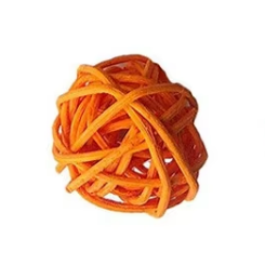 Mainan Kunyah Bola Rotan Ramah Lingkungan untuk Burung Beo, Parkit, dan <span class=keywords><strong>Cockatiel</strong></span> untuk Bermain dan Mengunyah - Product Image 5