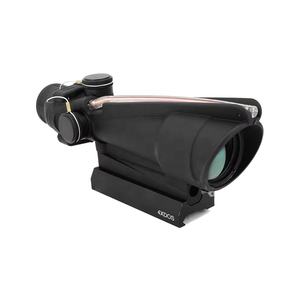 4x32 스포팅 스코프 장거리 고품질 조절 가능 HD 전술 트리튬 및 광섬유 조명 레드 쉐브론 레티클 - Product Image 4